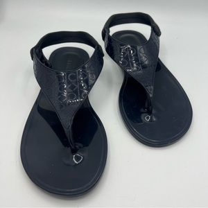 Calvin Klein Janny jelly flip flop sandals Size 7 Navy Blue Slingback